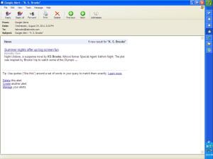 Actual Google Alert Email