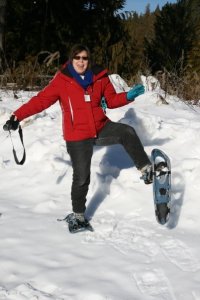 K. S. Brooks on Snow Shoes