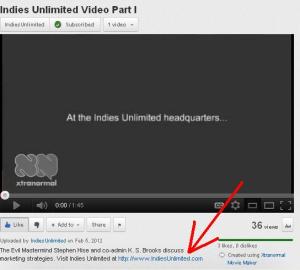 Indies Unlimited Video Part I