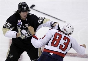 Aaron Asham Knocks Jay Beagle Out