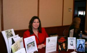 Author K S Brooks at the Library Fundraiser