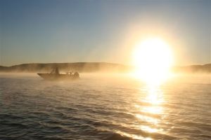 Sunrise on Lake George, New York