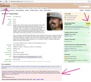 You are now a LibraryThing Author!