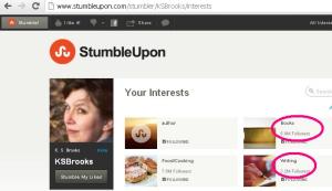Interests on StumbleUpon