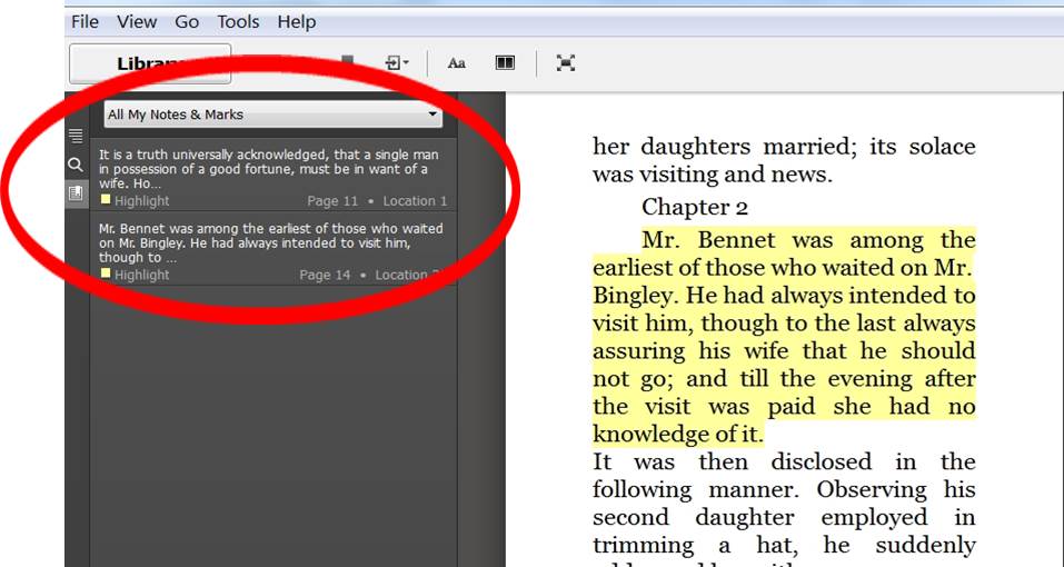 how to access kindle notes and highlights