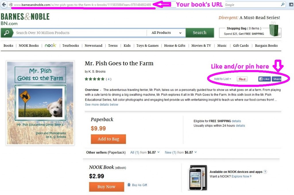 Mr Pish Goes to the Farm on Barnes & Noble