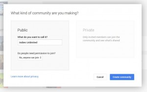 G+3 Google Plus Communities