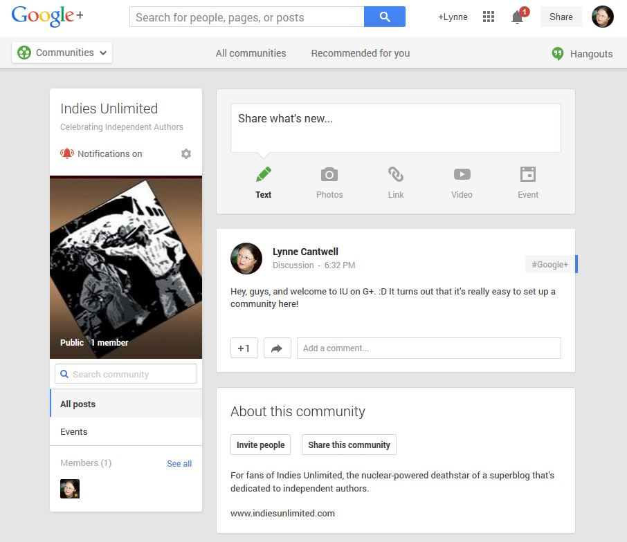 G+6 Google Plus Communities