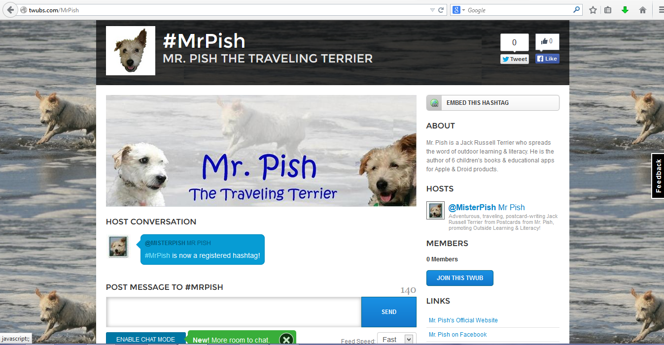 twubs mr pish page