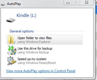 open files from a kindle with calibre