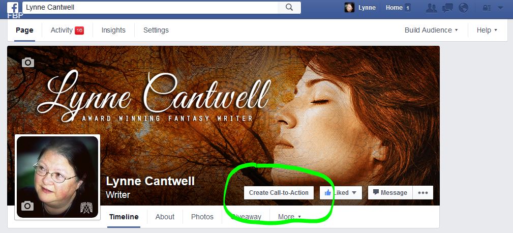 Facebook Call to Action button 1