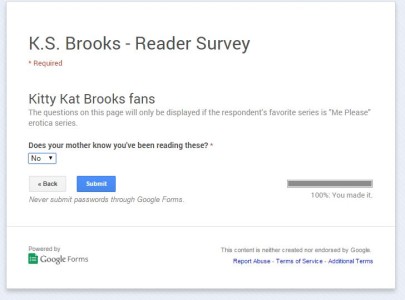 google docs survey to facebook