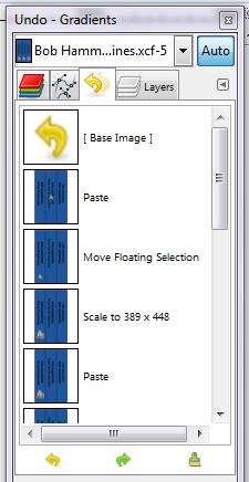 GIMP 2-2 Undo Screen