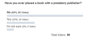 VOTED #PublisherFoul survey
