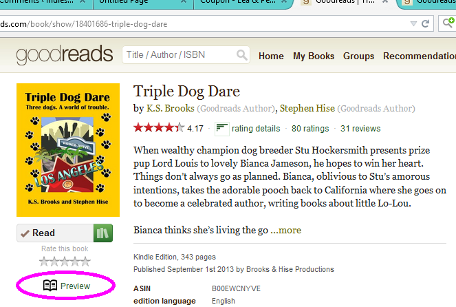 goodreads book preview installed