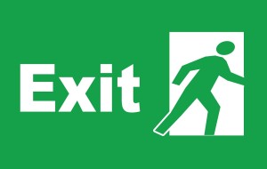 exit sign