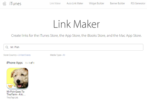 itunes linkmaker