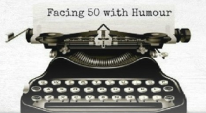 facing 50 with humour logo