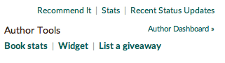 Goodreads author tools ScreenShot1