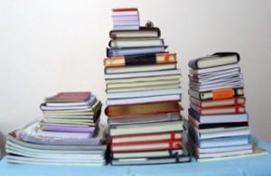 too many notebooks for author organization