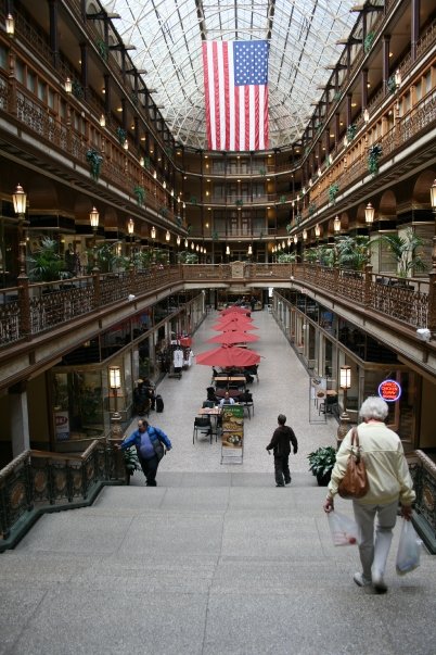 flash fiction writing prompt arcade building cleveland ohio oct 2008