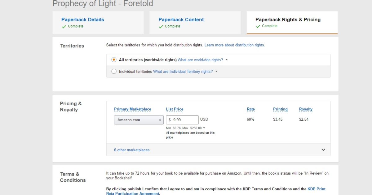 Trying Amazon’s New Print Book Options Celebrating Independent Authors
