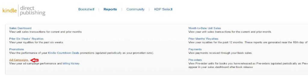 Amazon KDP Reports-dashboard