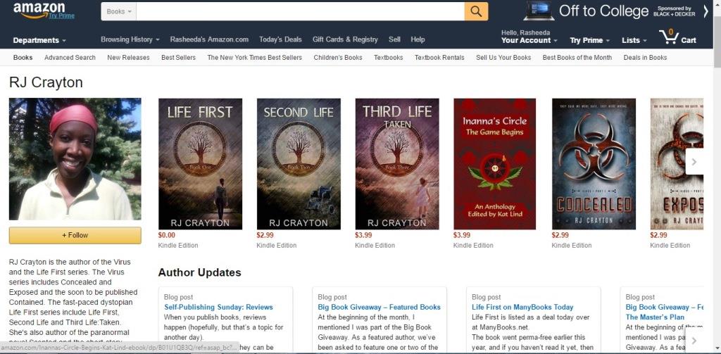 amazon author central