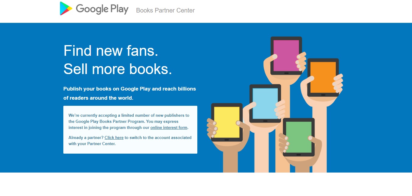 Distribute to Google Play Books with PublishDrive