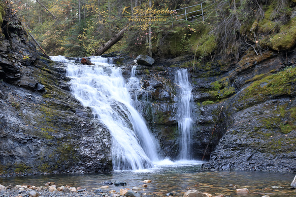 sweet creek waterfalls metalline washington