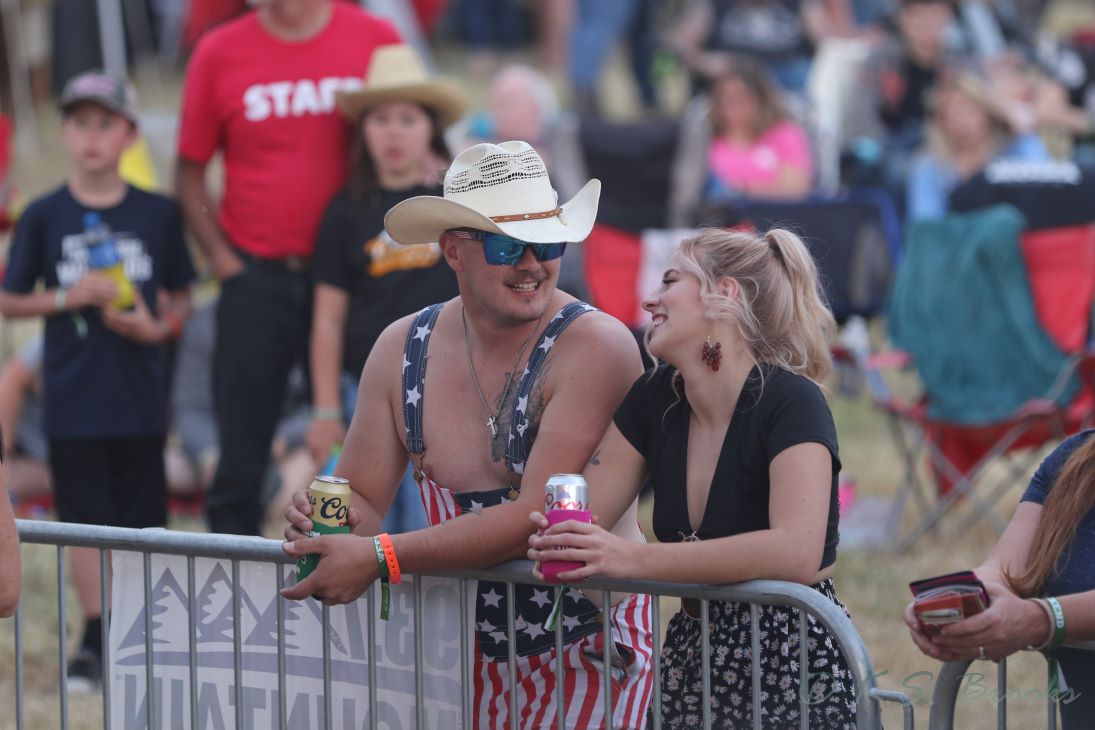 concertgoers at a country music festival flash fiction writing prompt
